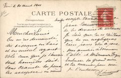 CPA Avion Aviation Vincennes Le Lasseur de Ranzay monoplan Bleriot 