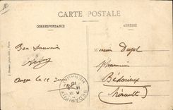 VINTAGE POSTCARD Plane Aviation Monoplane Bleriot VIII