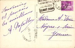 VINTAGE POSTCARD Wimereux the Beach