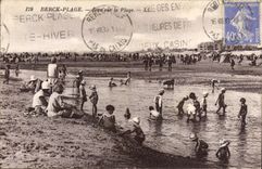 CPA Berck Plage Jeux Sur La Plage