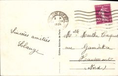 VINTAGE POSTCARD Boulogne On Sea Seen from Of the Pier