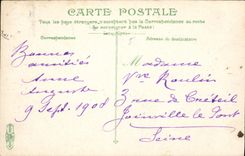 CPA Berck Plage La Plage devant l'Hopital maritime Ane Mule 