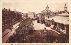 CPA Berck Plage Le Kursaal Et L'Avenue De La Gare