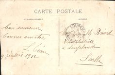 CPA Vue Generale De La Plage Cote Sud