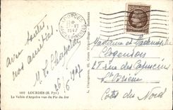 MODERN CARD Heavy the Valley D' Argeles Seen Of the Peak Of Jer