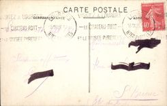 VINTAGE POSTCARD Heavy Of the View from above Basilica