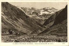 VINTAGE POSTCARD Valley And Vault De Heas Fund of Troumouse and Munia