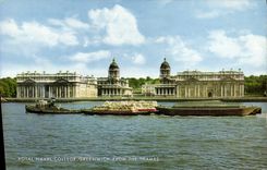 POSTAL MODERNA universidad naval real Greenwich del Thames
