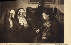 CPA Simon En Visite Palais Paris