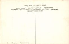 VINTAGE POSTCARD Cazin Evening Of Festival Paris Palate