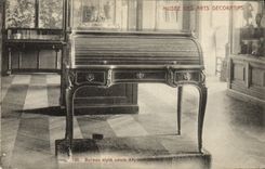 VINTAGE POSTCARD Museum Of Decorative Arts Office Style Louis XV by Burano