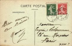 VINTAGE POSTCARD High Pyreness Heavy Sight on the surrounding basilica and mountains Cows