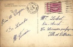 MODERN CARD Heavy Interior Of the Rosary Chocur