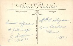 VINTAGE POSTCARD Heavy the Cave Before the Departure Of the Procession