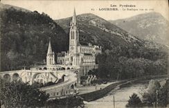 VINTAGE POSTCARD the Heavy Pyrenees the Basilica Seen Of Dimension