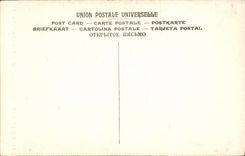 VINTAGE POSTCARD frescos of the Pantheon the idea of Humbert God