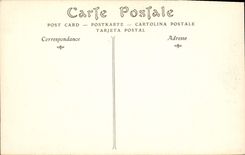 VINTAGE POSTCARD Paris Bedside of the Pantheon Detailed Towards Glory