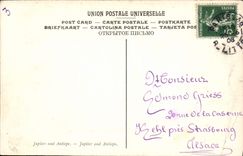 VINTAGE POSTCARD Musee of Louvre Paris Tiziano Vecelli says Titien Jupiter and Antiope