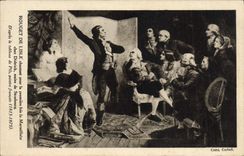 CPA Rouget de l'Isle La Marseillaise chez Dietrich maire de Strasbourg