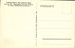 CPA Ludwig Knaus Der Geleerte Napf 