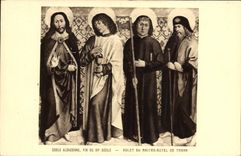 VINTAGE POSTCARD Alsatian School Shutter of the Master furnace bridge of Thann