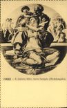 CPA Firenze R Galleria Uffizi Santa Famiglia Michelangiolo