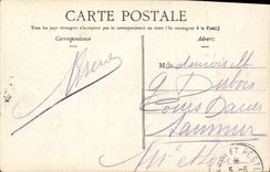 POSTAL Reims de la VENDIMIA la catedral en el fuego