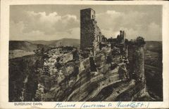 VINTAGE POSTCARD Burgruine Dahn
