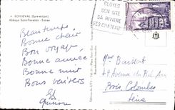 CPM Bonneval Abbaye Saint Florentin Entree