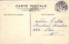 De la VENDIMIA de la POSTAL muelles Menton del puerto y de la ciudad vieja del barco