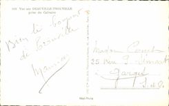 POSTAL MODERNA visto en Trouville Deauville tomado del martirio