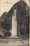 VINTAGE POSTCARD Mans Monument Wilbur Wright Aviation