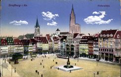 POSTAL de la VENDIMIA Estrasburgo (a)