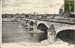 CPA Orleans Vue Generale et le Pont George V