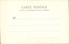 VINTAGE POSTCARD Baudry fortune and the love Museum of Luxembourg