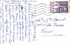 MODERN CARD Villers On Sea Cliffs with the Jump of the Dog