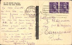 VINTAGE POSTCARD Mans Rules of Leon Bollee