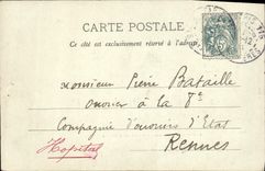 VINTAGE POSTCARD Paris the Carousel Rules De Gambetta