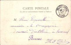 Casa de la central de las facultades de Lyon de la POSTAL de la VENDIMIA