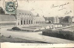 VINTAGE POSTCARD Caen Greenhouses of the Botanical garden