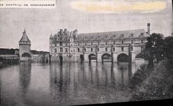 VINTAGE POSTCARD the Castle De Chenoceaux