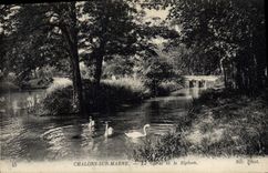 VINTAGE POSTCARD Trawl-nets On the Marne the Canal and the Siphon