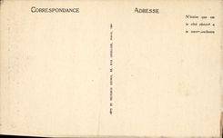 VINTAGE POSTCARD Vezelay Basilica of the Madeleine Capital Disobedience of Adam and Eve