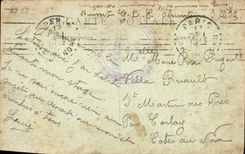 Alrededores de la POSTAL de la VENDIMIA del castillo de Plailly Mortefontaine de Valliere