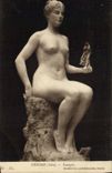 VINTAGE POSTCARD Gerome TANAGRA Paris Museum of Luxembourg
