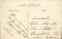 VINTAGE POSTCARD Solesmes Abbey of the Benedictines scriptorium