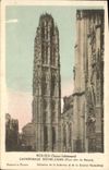 VINTAGE POSTCARD Rouen Notre Dame Cathedral