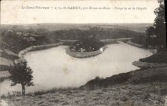 VINTAGE POSTCARD St Marien Close Evaux les Bains Peninsula of the Vault