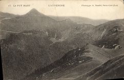 VINTAGE POSTCARD Auvergne Puy Mary