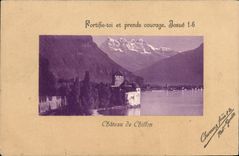 VINTAGE POSTCARD Castle of Chillon